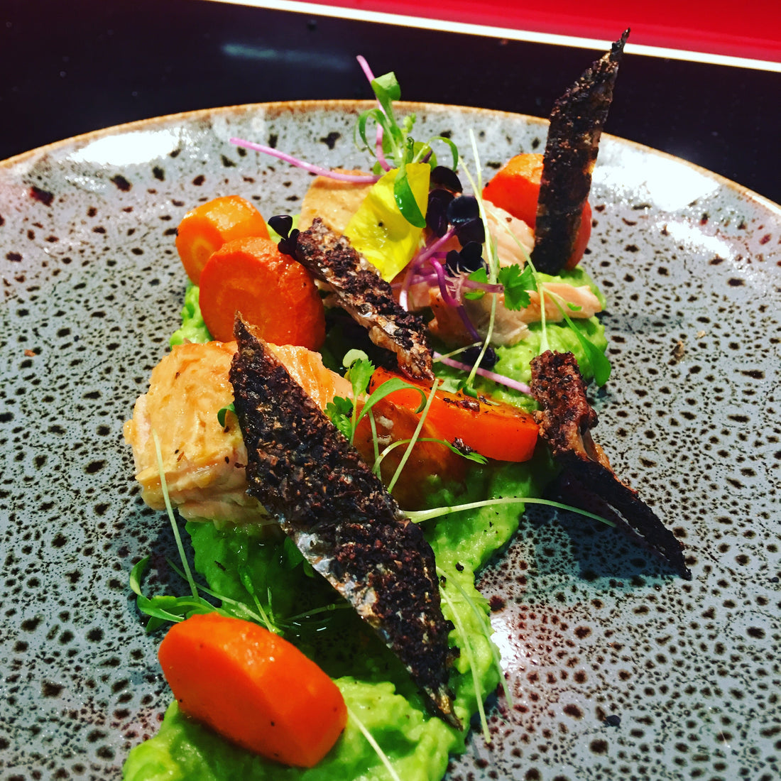 Rustic Pea Mash...simply spectacular