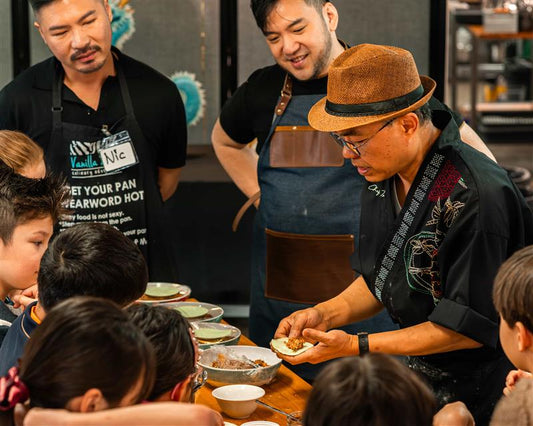 Fun cooking class where kids and families learn hands-on skills with a chef during a creative day out