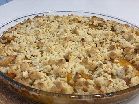 Sexy and Easy Peach or Apple Cobbler