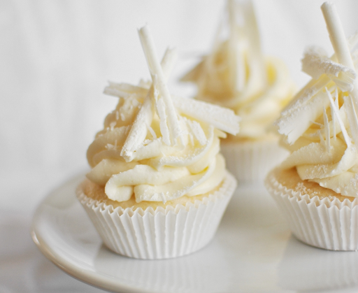White Chocolate Cup Cakes