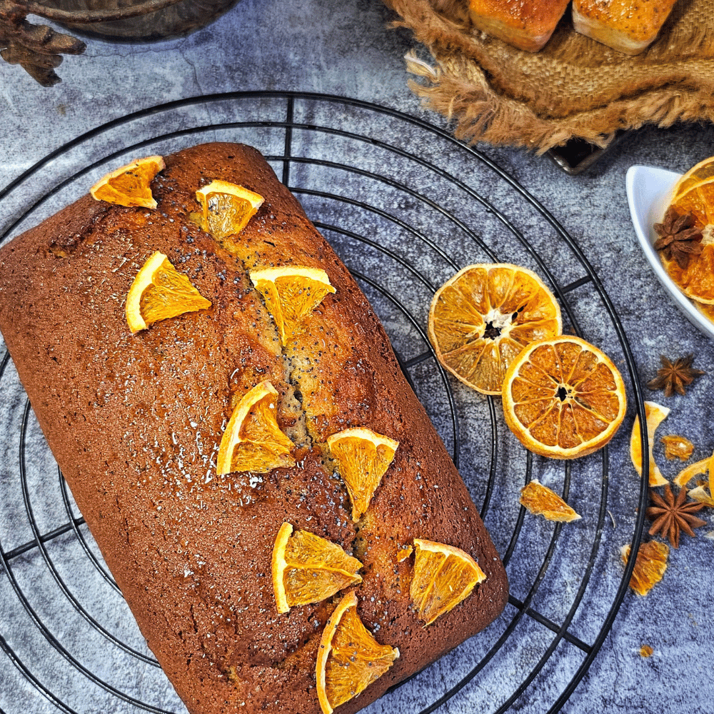 Orange & Poppy Seed Loaf Cake