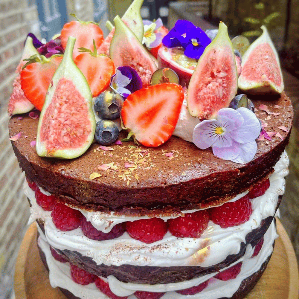 Signature Layered Brownie Cake